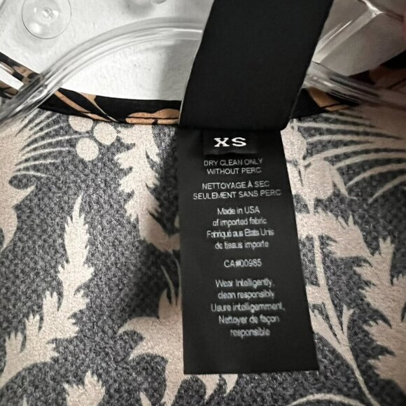 Maria Cornejo floral silk blouse top - Picture 3 of 5